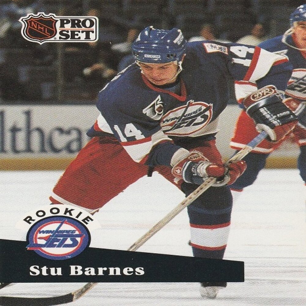 Stu Barnes - 1991 Pro Set Rookie Card